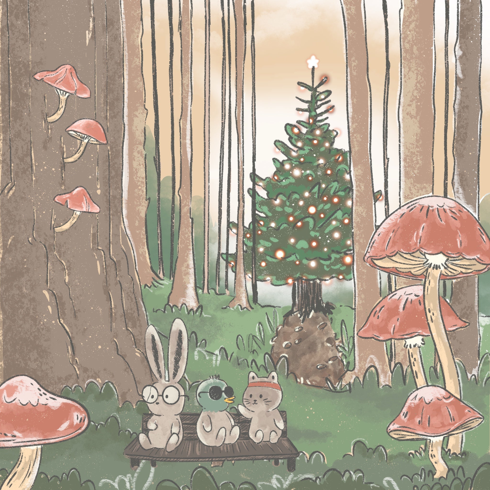 Une belle illustration pour Noël