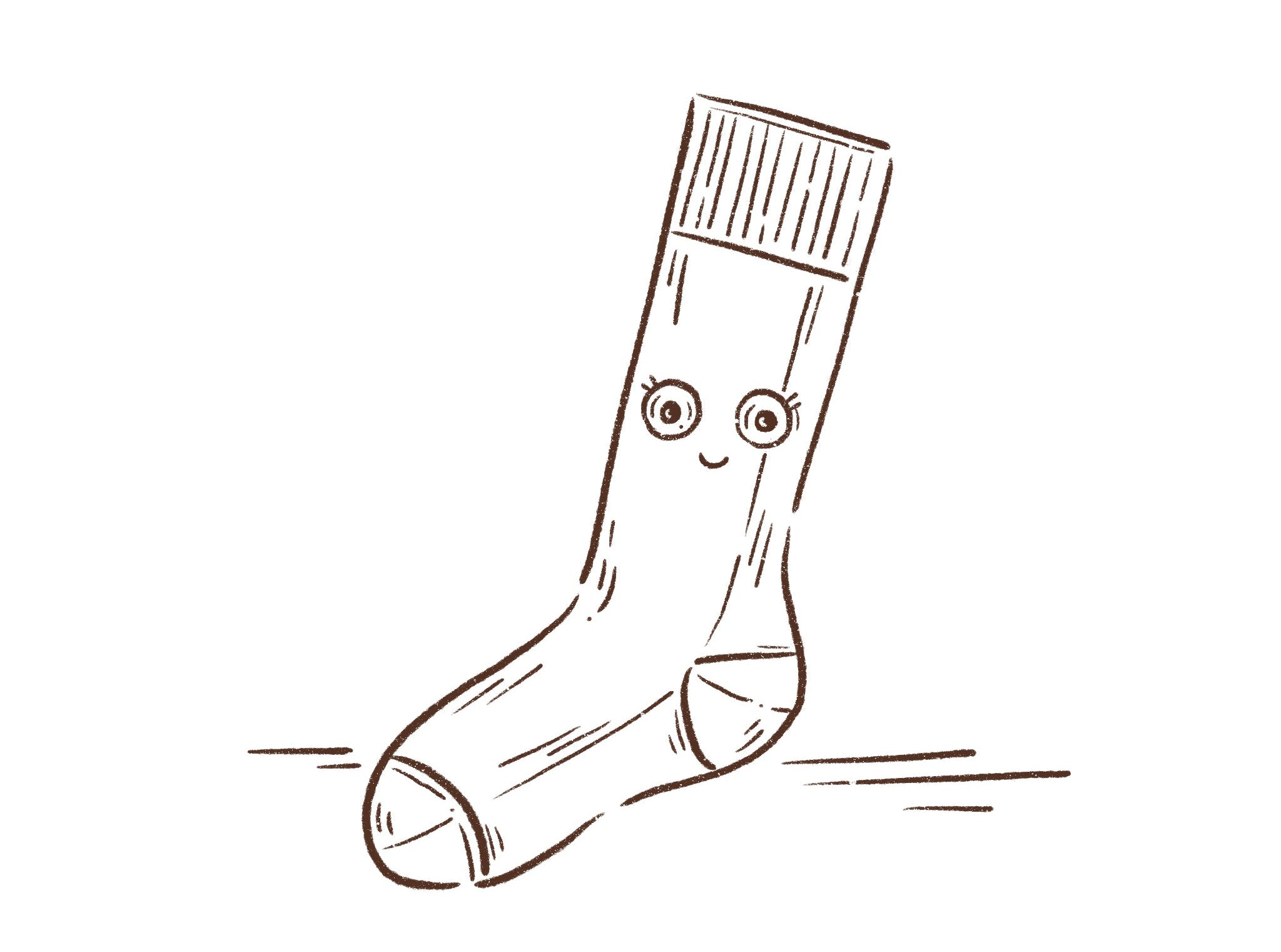 dessin chaussette doudou